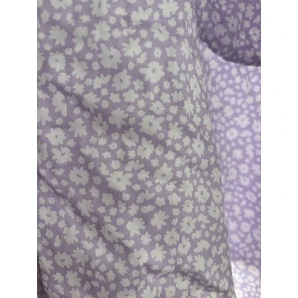 Victoria's Secret Pink Floral Pajama Top 2X Purple L/SL Button Up Tencel NWT NEW